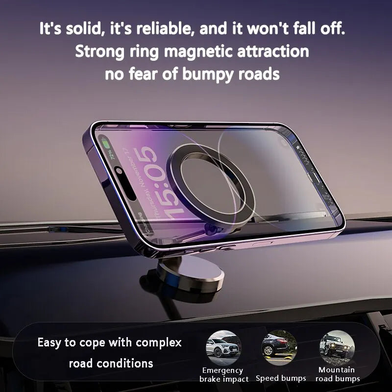 MagGrip Navigator™ - Ultimate 360° Magnetic Car Mount