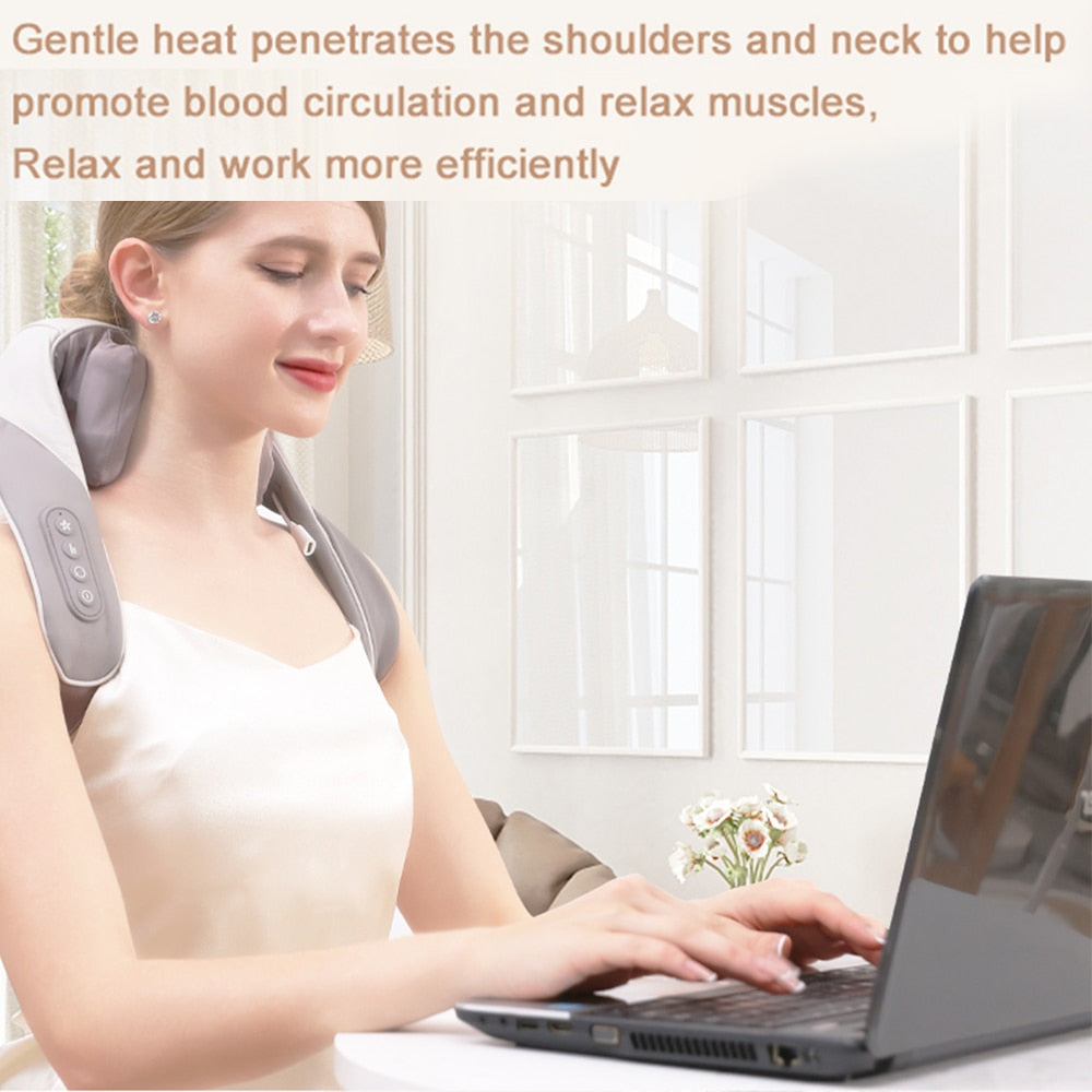 Neck & Shoulder Massager with Heat